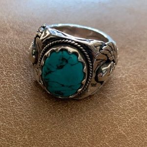 Clocks and Colours Spectre X Turquoise Ring